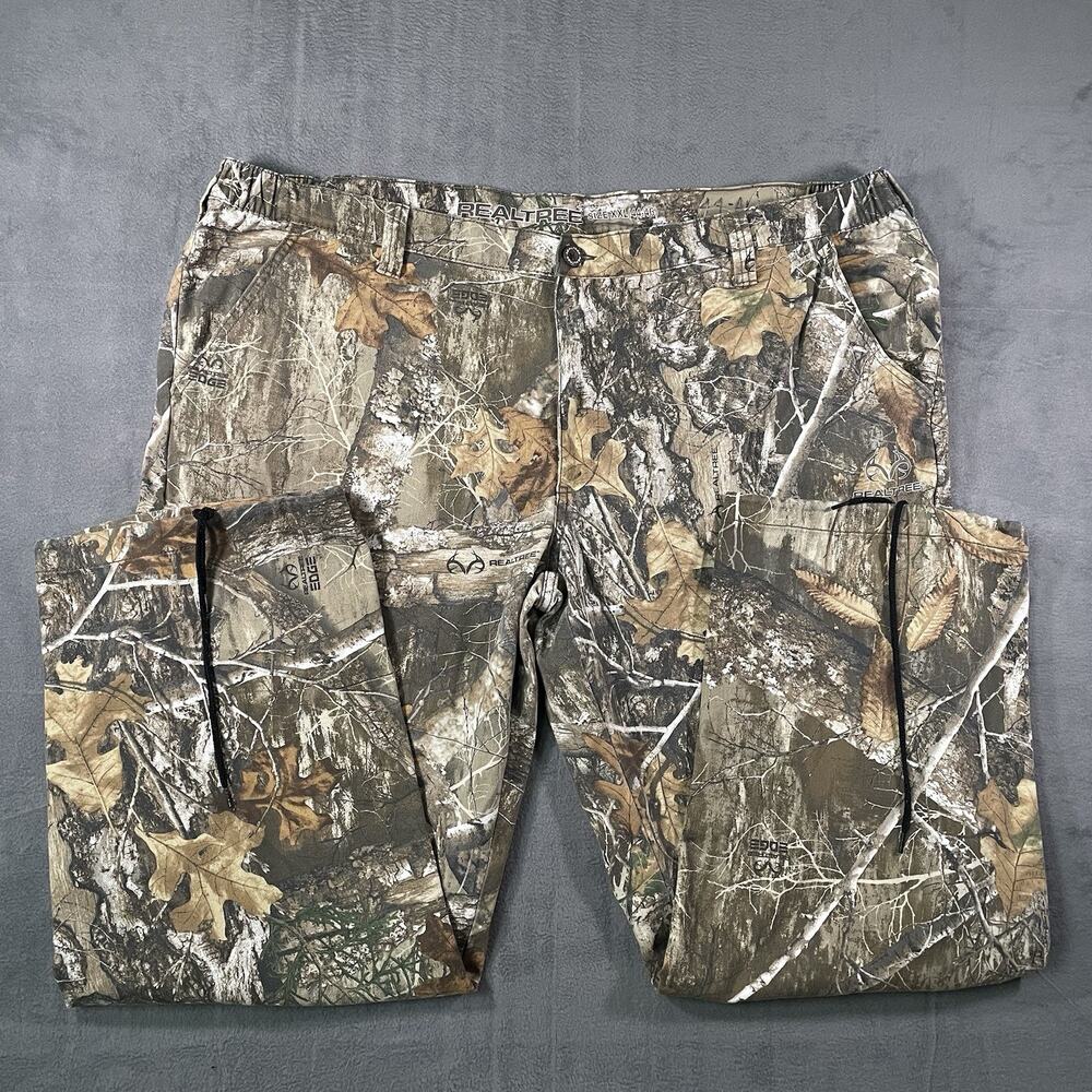 Realtree Edge Camo Cargo Pants Men’s XXL 44-46 Hunting Tactical Outdoor